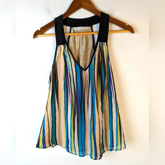 Trina Turk Silk Top / Small - Picture 2 of 8